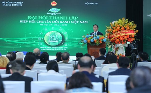 Ra mắt Hiệp hội Chuyển đổi xanh Việt Nam, thúc đẩy doanh nghiệp tham gia kinh tế xanh