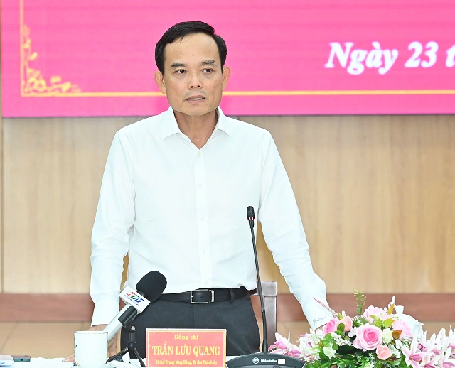 Dấu ấn 1 tháng qua của Bí thư Thành ủy Trần Lưu Quang