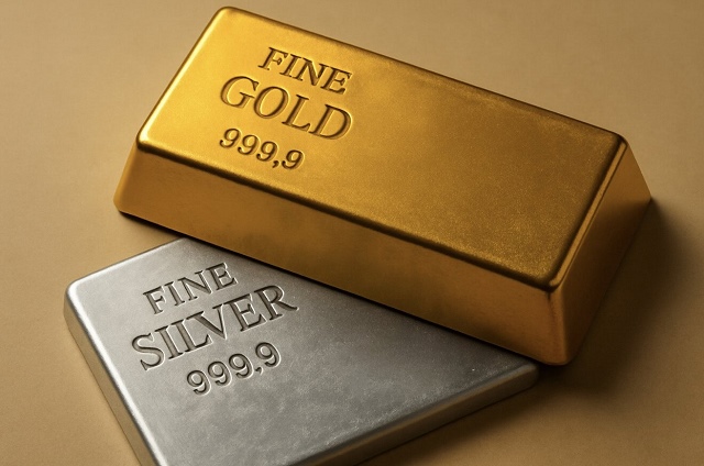 Vàng thế giới rơi tự do về 4,500 USD, bạc giảm thêm 12%