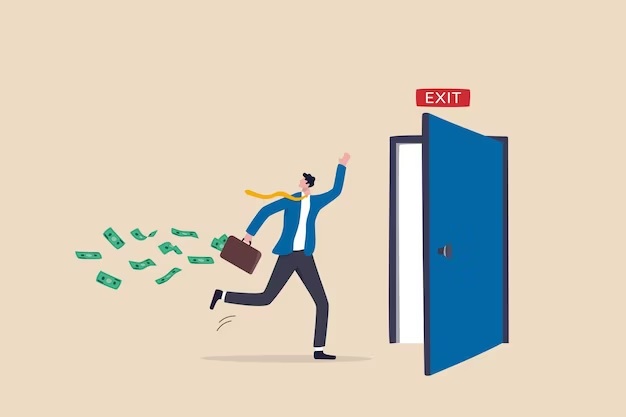 Cổ phiếu chứng khoán bị rút tiền mạnh