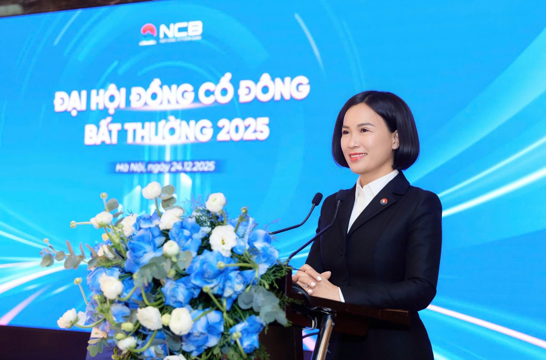 ĐHCĐ bất thường NCB: Bà Bùi Thị Thanh Hương làm Chủ tịch nhiệm kỳ mới, sẽ tăng vốn thêm hơn 50% trong năm nay